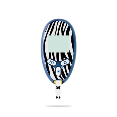 MightySkins Skin Compatible with Abbott Freestyle Lite - Black Zebra | Protective, Durable, and Unique Vinyl Decal wrap Cover | Easy to Apply, Remove, and Change Styles | Made in The USA