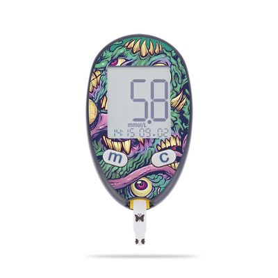 MightySkins Skin Compatible with Abbott Freestyle Freedom Lite - Eyes and Teeth | Protective, Durable, and Unique Vinyl Decal wrap Cover | Easy to Apply, Remove, and Change Styles | Made in The USA