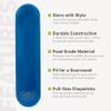 humangear GoBites Quattro | Travel & Camping Utensils | Portable & Convertible Dining Ware | Multi-Functional Fork, Spoon, Chopsticks, Blue view 4