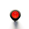 100PCS RED 3Pin SPST On/Off Round Rocker Switch AC 6A/250V 10A/125V for Car Boat view 2