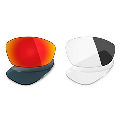 Mryok 2 Pair Polarized Replacement Lenses for Oakley Straight Jacket 2007 Sunglass - Options
