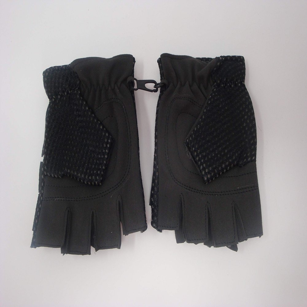 ZAF Industries Half-Finger Paintball Gloves - Black (Medium)