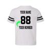 Customized Toddler Jersey Personalized with Your Name and Team Number (White Solid, 5T) view 2