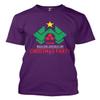 1988 Nakatomi Christmas Party - Xmas Men's T-Shirt (Purple, Medium) view 1
