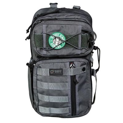 DDT Death Dealer Tactical Assassin Sling EDC Bag, Color Gunmetal