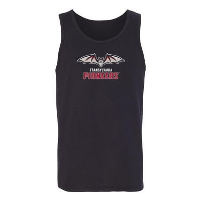UGP Campus Apparel AT02 - Transylvania University Pioneers Primary Logo Tank TOP - Large - Black
