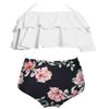Family Matching Swimwear - Fancy Mother and Daughter Swimwear Family Matching Swimsuit Girls SwimwearGreen view 1