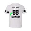 Customized Toddler Jersey Personalized with Your Name and Team Number (White Solid, 6T) view 2