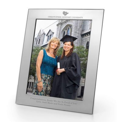 M. LA HART Christopher Newport University Polished Pewter 8x10 Picture Frame