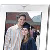 M. LA HART University of Texas Polished Pewter 5x7 Picture Frame view 2