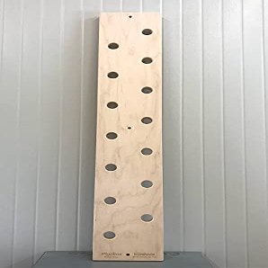 Plyobox Warehouse Climbing Pegboard 8"x48", Personalized Custom Engraving Options Peg Board, MMA, Ninja, Wrestling, Gym Training.