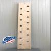 Plyobox Warehouse Climbing Pegboard 8"x48", Personalized Custom Engraving Options Peg Board, MMA, Ninja, Wrestling, Gym Training. view 2
