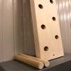 Plyobox Warehouse Climbing Pegboard 8"x48", Personalized Custom Engraving Options Peg Board, MMA, Ninja, Wrestling, Gym Training. view 3