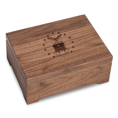 M. LA HART US Air Force Academy Solid Walnut Desk Box