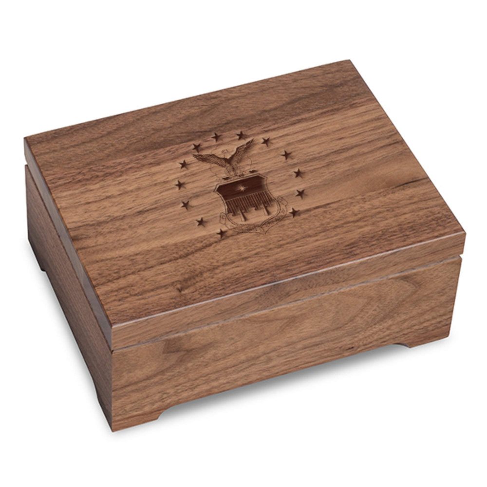M. LA HART US Air Force Academy Solid Walnut Desk Box