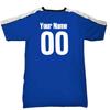 Custom Greece Soccer Jersey Youth Large in Royal Blue and White view 2