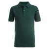 Chaps Young Mens Uniform Short Sleeve Stretch Pique Polo, Hunter, 38/39 view 4