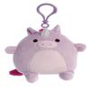 Mocheez Fantasy Purple Unicorn 4" Tall Key Clip Plush view 1