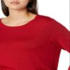 Amazon Essentials Women's Long-Sleeve Lightweight Crewneck Sweater (Available in Plus Size), Red, 2X view 4
