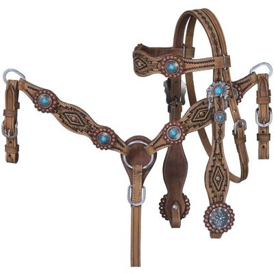 Tough 1 Serenity Mini Headstall/Breast Collar Set