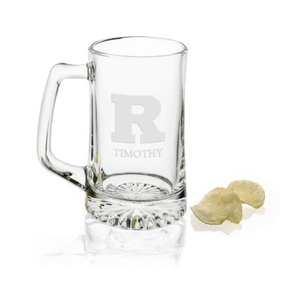 M. LA HART Rutgers University 25 oz Beer Mug