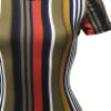 Casucal Printed Sexy Body-con Mini Dress - Made in USA Olive Mustard S view 3