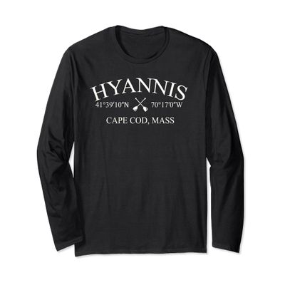 Classic Hyannis Cape Cod Long Sleeve T-Shirt - Hyannis, MA