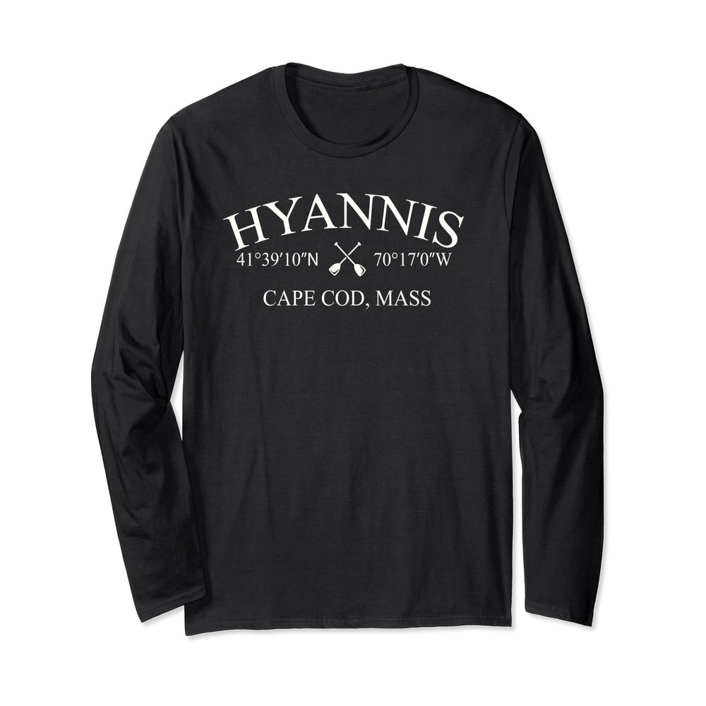 Classic Hyannis Cape Cod Long Sleeve T-Shirt - Hyannis, MA