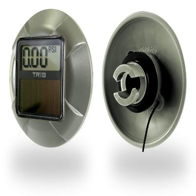 TRiB airCap HR Pressure Gauge for Inflatable SUP, Rib Boat, Kayak, Raft, for Halkey Roberts, Summit 2 and Other Inflation Valves