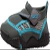 NORTY Wave Aqua Sock - Water Shoes for Kids - Swim Shoes for Kids - Beach Shoes for Kids - Water Socks - Aqua Shoes - Swimming Shoes - Skeletoe - Grey, Blue view 2