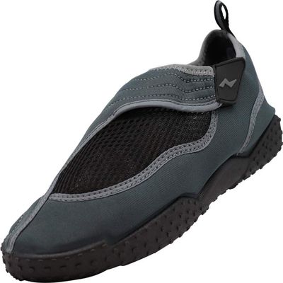 NORTY Wave Aqua Sock - Water Shoes for Men - Swim Shoes for Men - Beach Shoes for Men - Water Socks - Aqua Shoes - Swimming Shoes - Skeletoe - Black, Grey