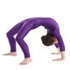 Agoky Kids Girls Metallic Shinny Tank Top Gymnastics Leotard Ballet Dance Wear Jumpsuit Purple Unitard 5-6 view 2