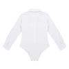Alvivi Boys Salsa Latin Dance Shirt Leotard with Bow Tie Ballroom Modern Dance Outfit Performance Costume White 12 Years view 4
