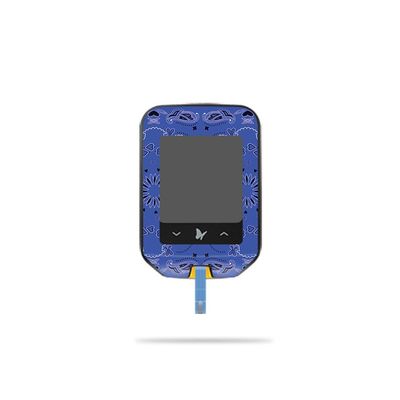 MightySkins Skin Compatible with Abbott Freestyle Precision Neo - Blue Bandana | Protective, Durable, and Unique Vinyl Decal wrap Cover | Easy to Apply, Remove, and Change Styles | Made in The USA