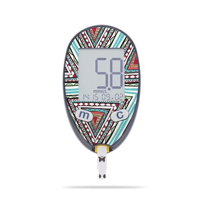 MightySkins Skin Compatible with Abbott Freestyle Freedom Lite - Aztec Pyramids | Protective, Durable, and Unique Vinyl Decal wrap Cover | Easy to Apply, Remove, and Change Styles | Made in The USA