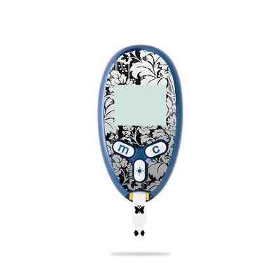 MightySkins Skin Compatible with Abbott Freestyle Lite - Floral Retro | Protective, Durable, and Unique Vinyl Decal wrap Cover | Easy to Apply, Remove, and Change Styles | Made in The USA