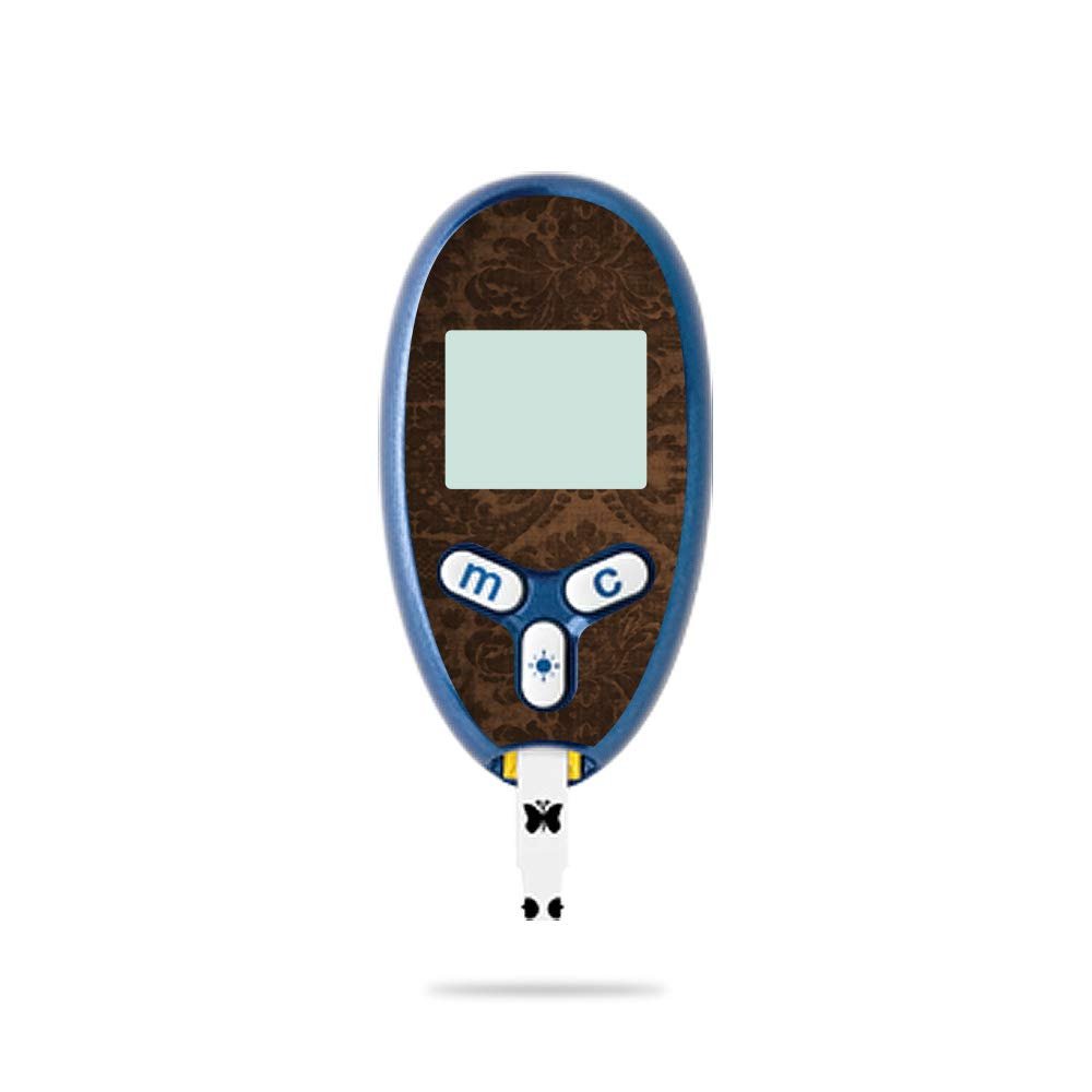 MightySkins Skin Compatible with Abbott Freestyle Lite - Brown Linen | Protective, Durable, and Unique Vinyl Decal wrap Cover | Easy to Apply, Remove, and Change Styles | Made in The USA