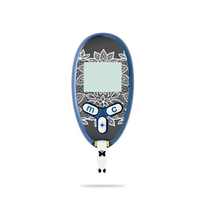 MightySkins Skin Compatible with Abbott Freestyle Lite - Floral Lace | Protective, Durable, and Unique Vinyl Decal wrap Cover | Easy to Apply, Remove, and Change Styles | Made in The USA