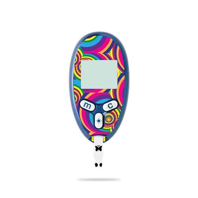 MightySkins Skin Compatible with Abbott Freestyle Lite - Groovy 60s | Protective, Durable, and Unique Vinyl Decal wrap Cover | Easy to Apply, Remove, and Change Styles | Made in The USA
