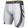 CHAMPRO unisex child Wind Up Compression Polyester Spandex Sliding Short, White, X-Small US view 1