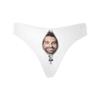 Custom Personalized Photo Printed Face Husband Boyfriend Face White Novelty Women's Thong G-Strings Briefs Shorts XXL view 4