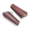 AZORA Leather Arm Guards Archery Gauntlet Wristband Medieval Leather bracers Viking Cosplay Wrist Guard for Men Women (2PCS Pack) view 4
