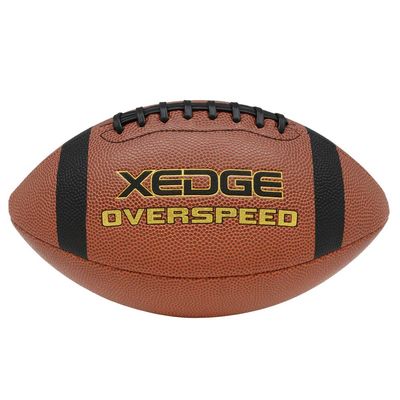 XEDGE Composite Leather Indoor/Outdoor Footballs for Training and Recreational Play Size 6(Junior)