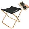 AOUTACC Ultralight Portable Folding Camping Stool for Outdoor Fishing Hiking Backpacking Travelling Outdoor Little Stools (Large Size: 11.8"x11"x11.4", Black) view 1