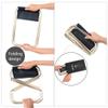 AOUTACC Ultralight Portable Folding Camping Stool for Outdoor Fishing Hiking Backpacking Travelling Outdoor Little Stools (Large Size: 11.8"x11"x11.4", Black) view 4