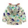 Banibear Toddler Kids Boys Cute Dinosaur Lightweight Hooded Jacket Coat Casual Windproof Windbreakers, Beige, Size 3T = Tag 110 view 2