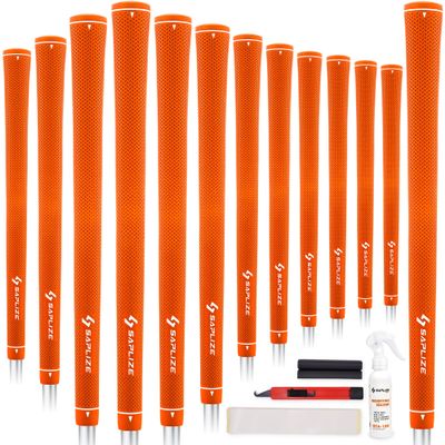 SAPLIZE Womens Exclusive Golf Grips | Optimized Taper Design | Elegant Solid Color Series | Soft, Comfortable & Shock-Absorbing | Standard & Midsize, 13 Pack Golf Club Grip Kit for Women, Men & Juniors, CC02 Series