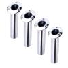 Amarine Made 4-Pack Heavy 316 Duty Stainless Steel Rod Holders with Drain, Flush Mount Fishing Rod Pole Holders, 30 Degree, 15degree, 90 Degree (30 Degree) view 1