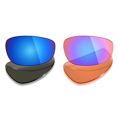 Mryok 2 Pair Polarized Replacement Lenses for Oakley Split Jacket Sunglass - Options