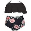 Family Matching Swimwear - Fancy Mother and Daughter Swimwear Family Matching Swimsuit Girls SwimwearBlack 2